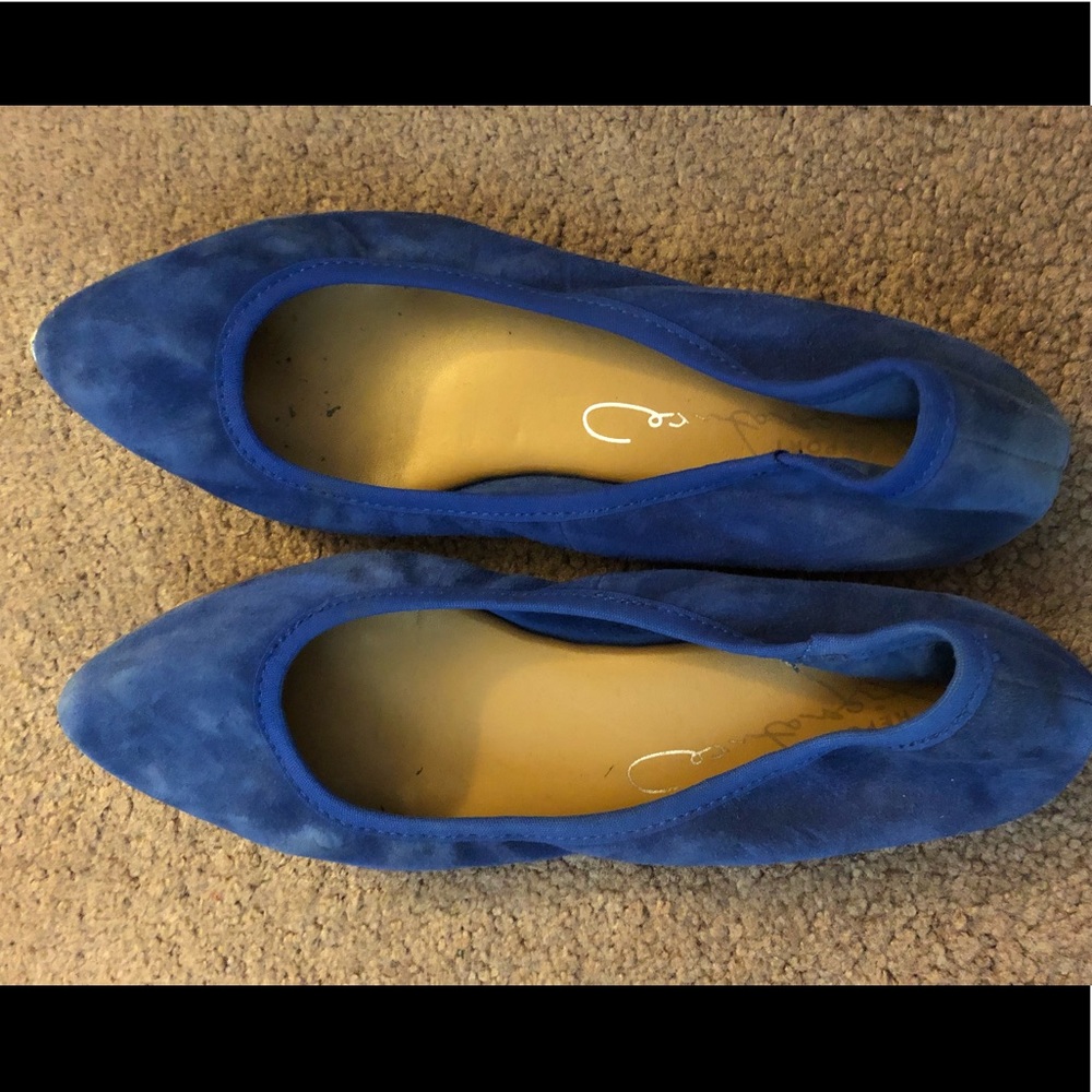 Blue flats